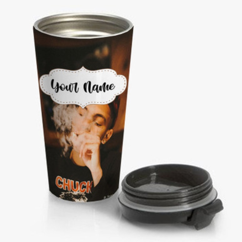 Pastele D Savage Custom Personalized Name Stainless Steel Travel Mug