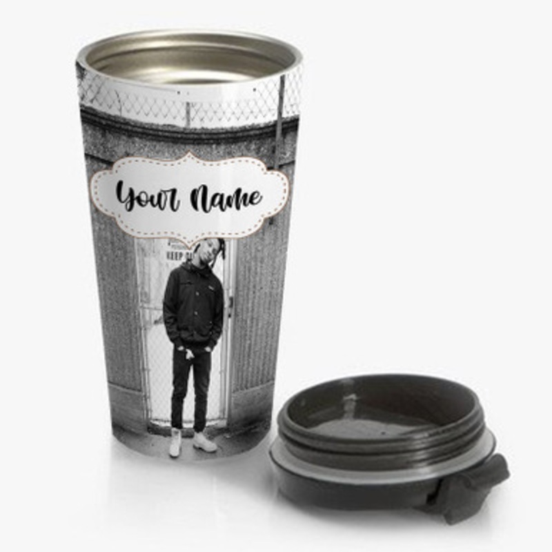 Pastele Denzel Curry Custom Personalized Name Stainless Steel Travel Mug