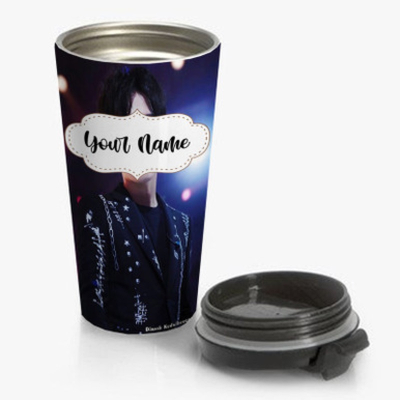 Pastele Dimash Kudaibergen Custom Personalized Name Stainless Steel Travel Mug