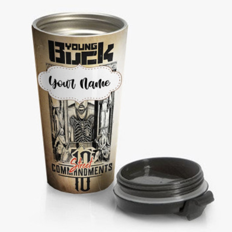 Pastele Dope 2 Ya Young Buck Custom Personalized Name Stainless Steel Travel Mug