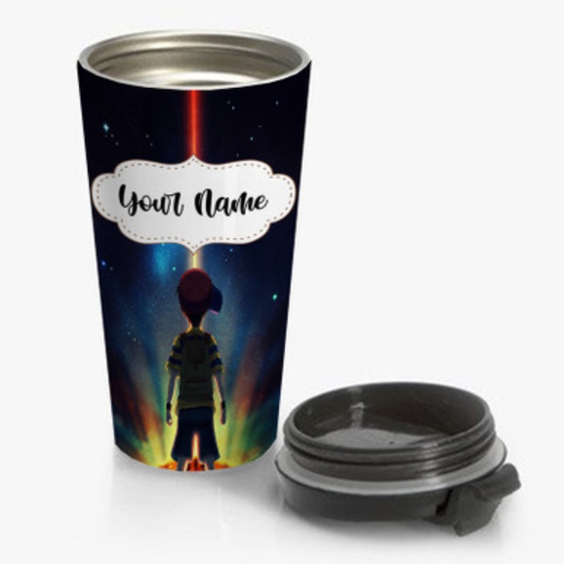Pastele Earth Bound Mother 2 Custom Personalized Name Stainless Steel Travel Mug