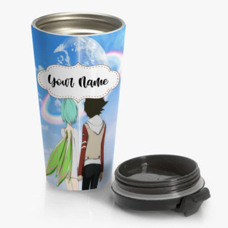 Pastele Eureka Seven Custom Personalized Name Stainless Steel Travel Mug