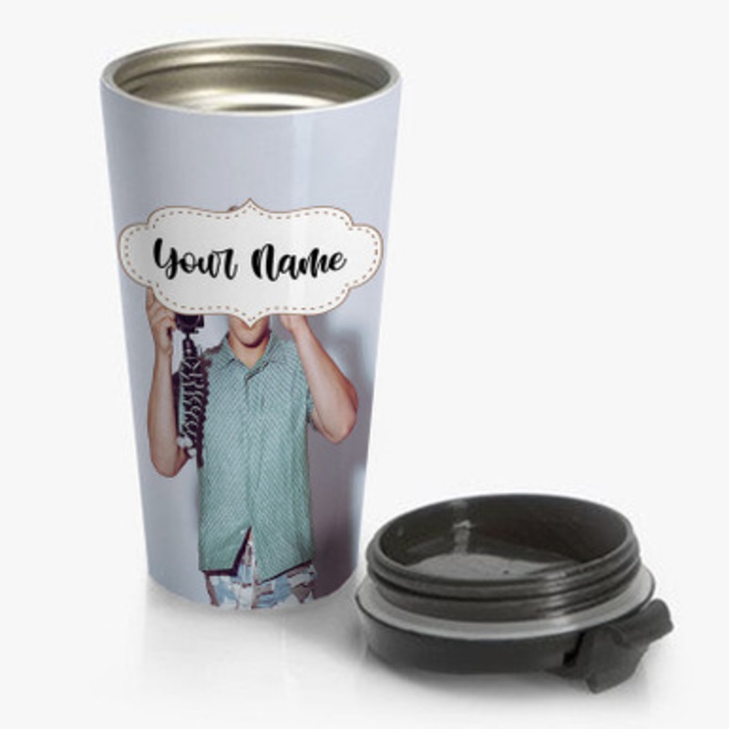 Pastele Jake Paul Custom Personalized Name Stainless Steel Travel Mug