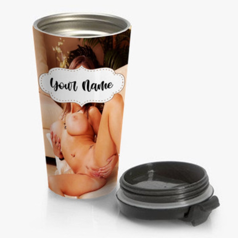 Pastele Jenna Presley Custom Personalized Name Stainless Steel Travel Mug