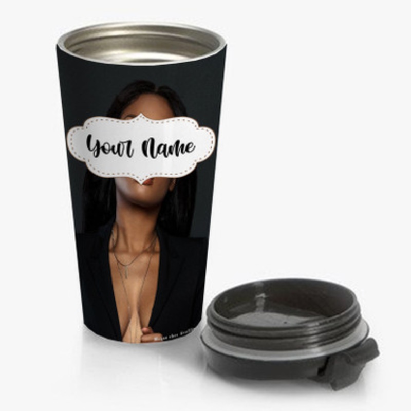 Pastele Megan thee Stallion Custom Personalized Name Stainless Steel Travel Mug