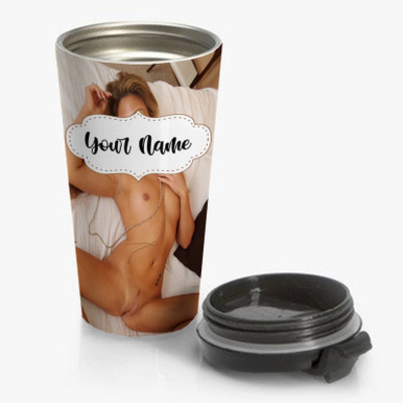 Pastele Natalia Forrest Custom Personalized Name Stainless Steel Travel Mug