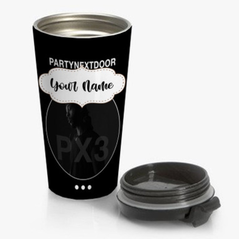 Pastele PARTYNEXTDOOR Custom Personalized Name Stainless Steel Travel Mug