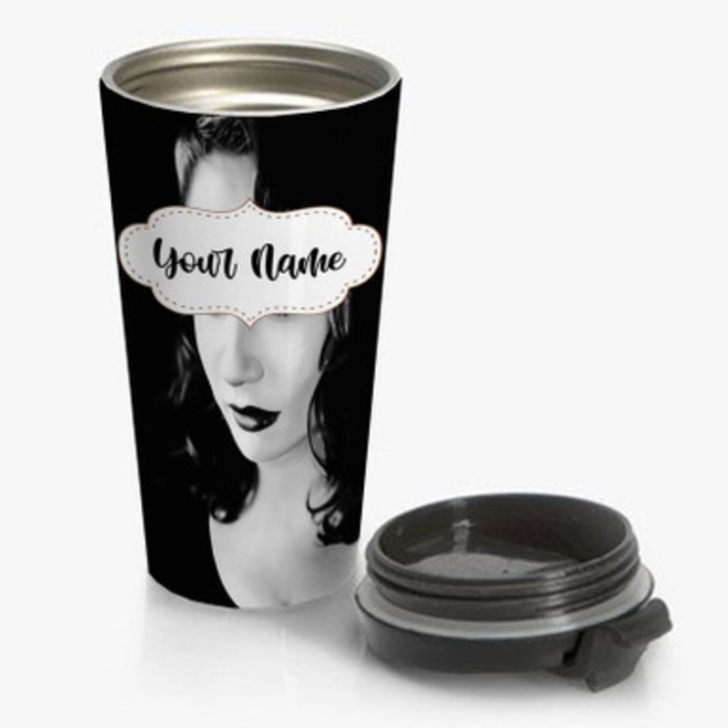 Pastele Regina Spektor Custom Personalized Name Stainless Steel Travel Mug