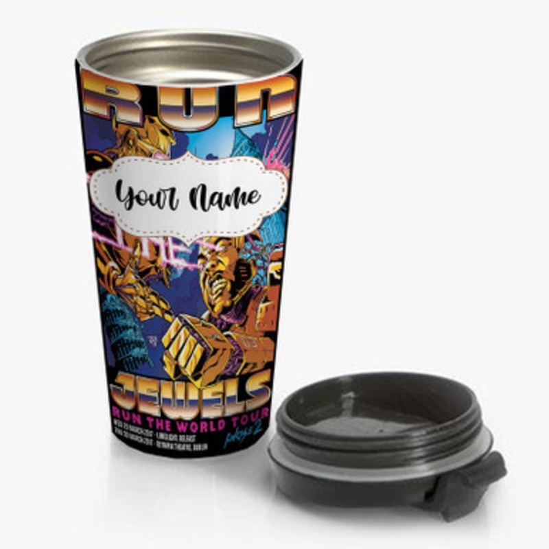 Pastele Run The Jewels Custom Personalized Name Stainless Steel Travel Mug