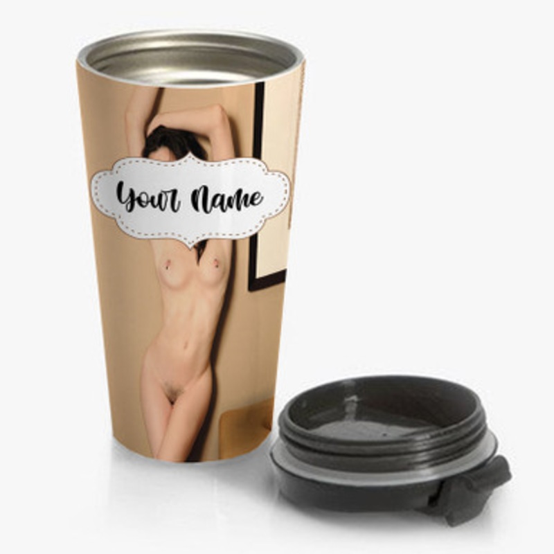 Pastele Stoya Custom Personalized Name Stainless Steel Travel Mug