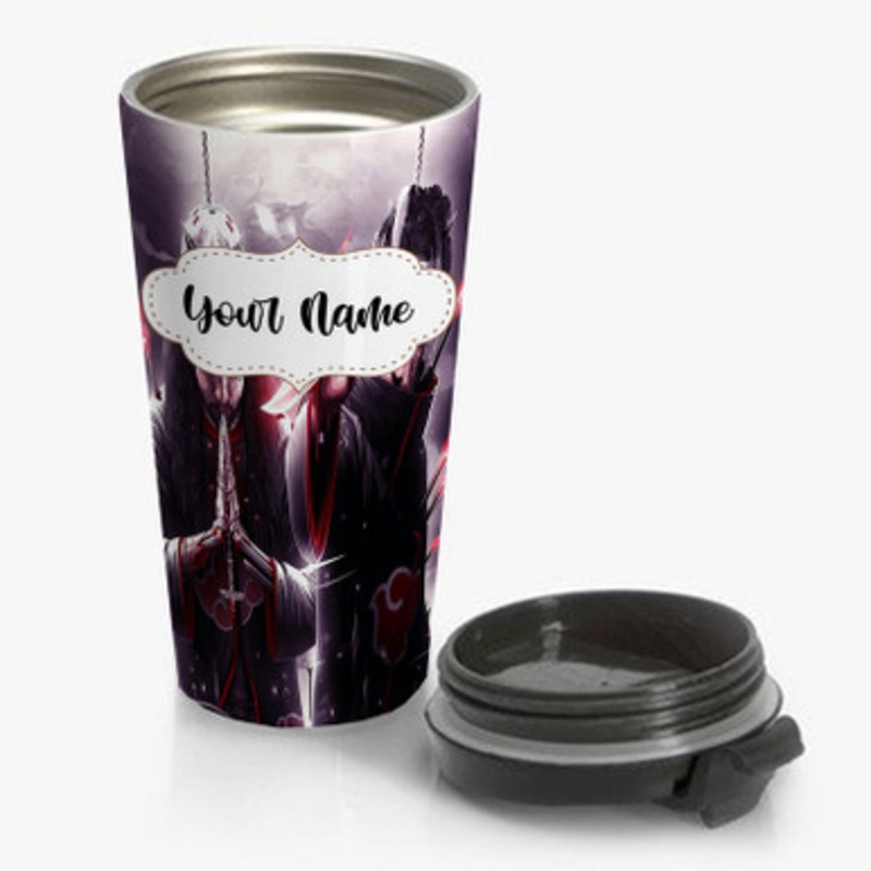 Pastele Suicideboys Akatsuki Custom Personalized Name Stainless Steel Travel Mug