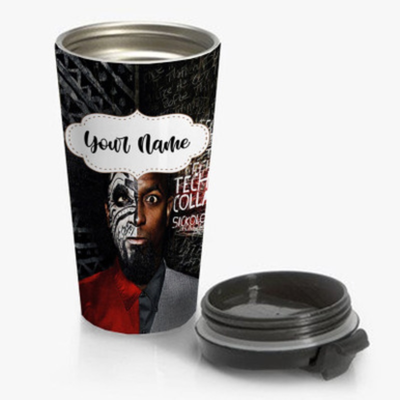 Pastele Tech N9ne Custom Personalized Name Stainless Steel Travel Mug