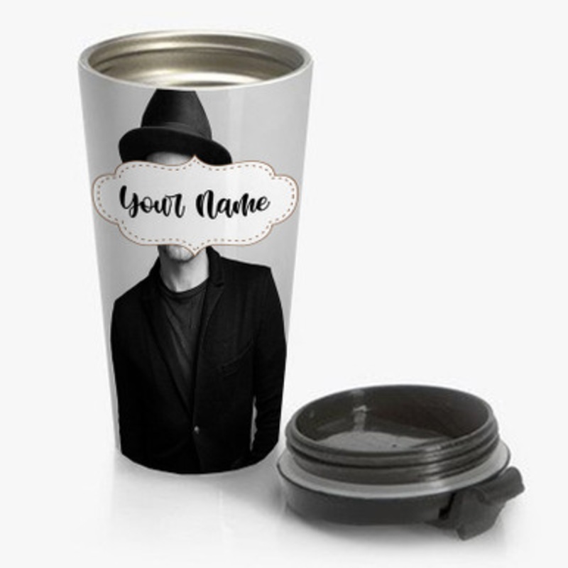 Pastele Toby Mac Custom Personalized Name Stainless Steel Travel Mug
