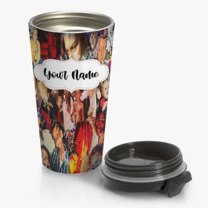 Pastele Trippie Redd A Love Letter To You Custom Personalized Name Stainless Steel Travel Mug