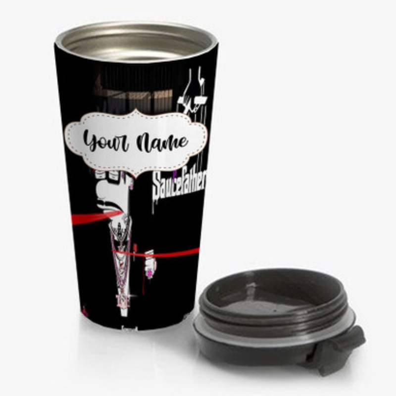Pastele We Did It Sauce Walka Custom Personalized Name Stainless Steel Travel Mug