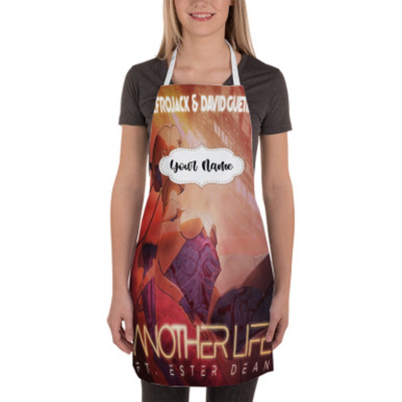 Pastele Afrojack David Guetta ft Ester Dean Another Life Custom Personalized Name Kitchen Apron
