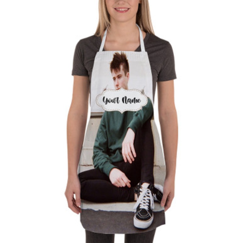Pastele Alec Benjamin Custom Personalized Name Kitchen Apron