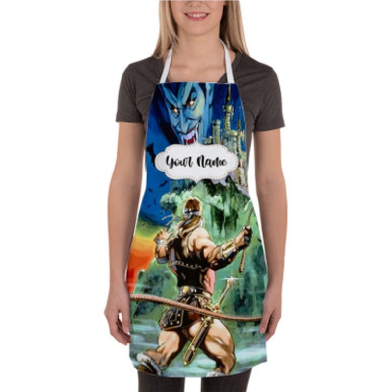Pastele Castlevania New Custom Personalized Name Kitchen Apron