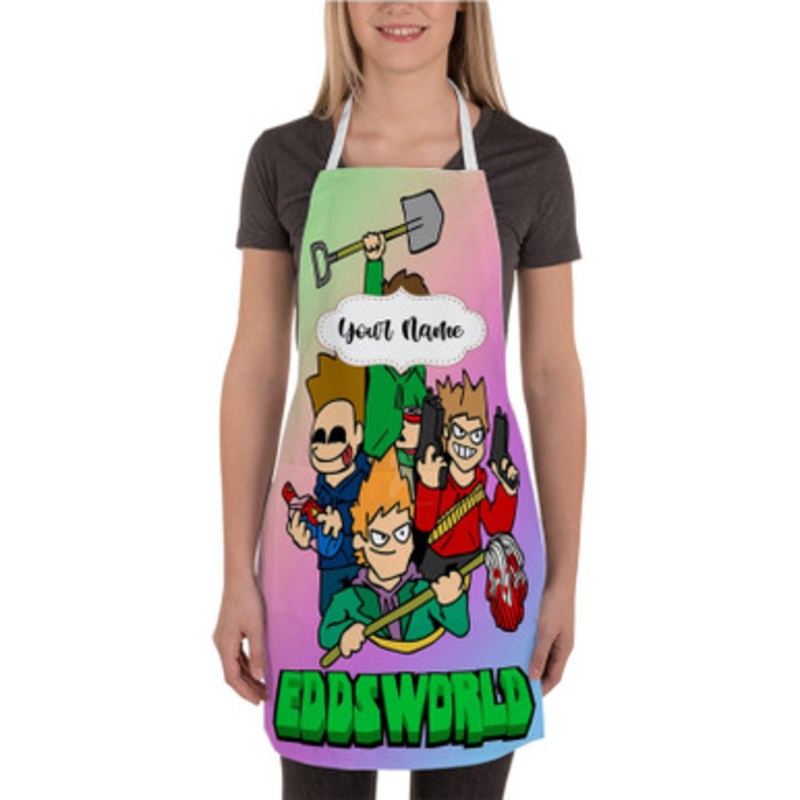 Pastele Eddsworld Custom Personalized Name Kitchen Apron