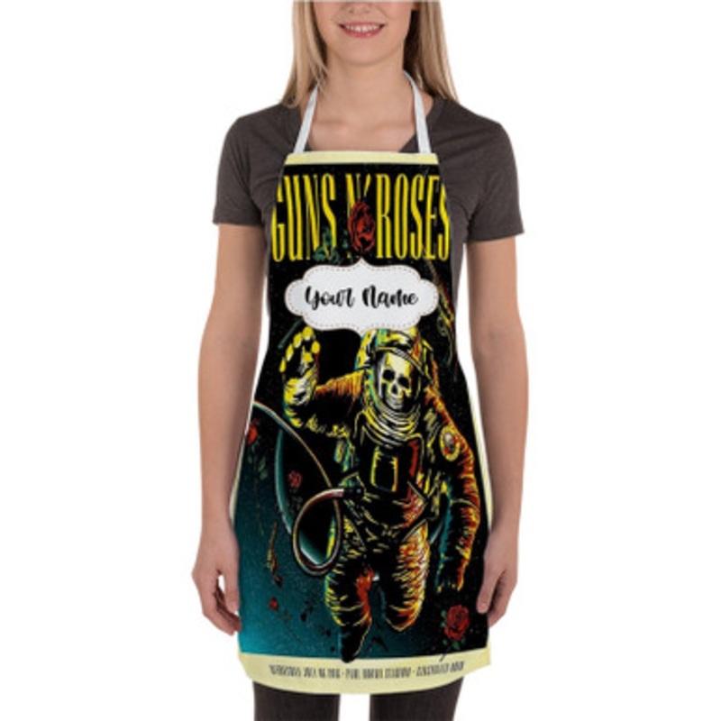 Pastele Guns N Roses Ohio Custom Personalized Name Kitchen Apron