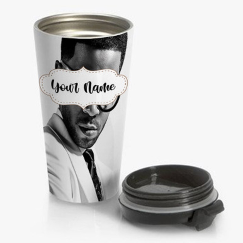 Pastele Kid Cudi Art Custom Personalized Name Stainless Steel Travel Mug