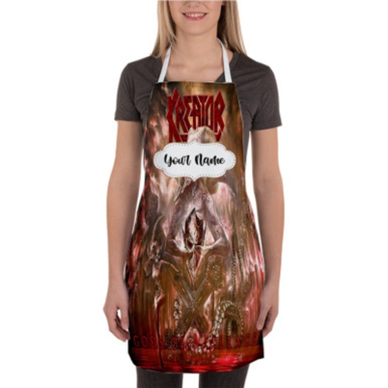 Pastele Kreator Gods Of Violence New Custom Personalized Name Kitchen Apron