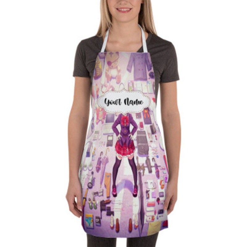 Pastele Love Chunibyo Other Delusions Custom Personalized Name Kitchen Apron