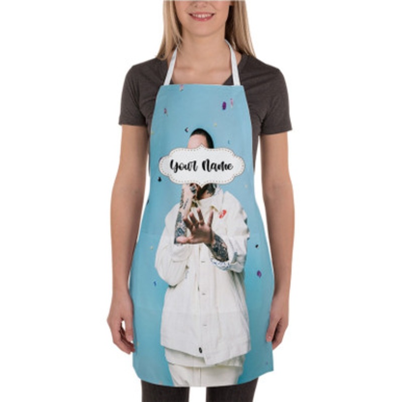 Pastele Mac Miller Art Custom Personalized Name Kitchen Apron