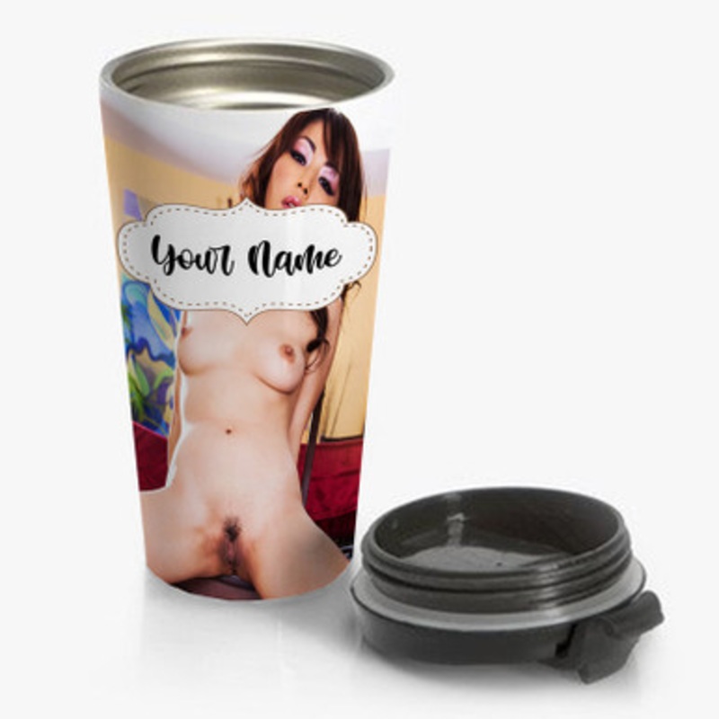 Pastele Marcia Hase Custom Personalized Name Stainless Steel Travel Mug