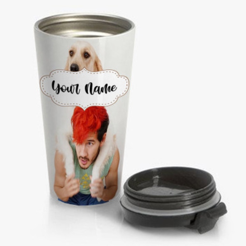 Pastele Markiplier Custom Personalized Name Stainless Steel Travel Mug