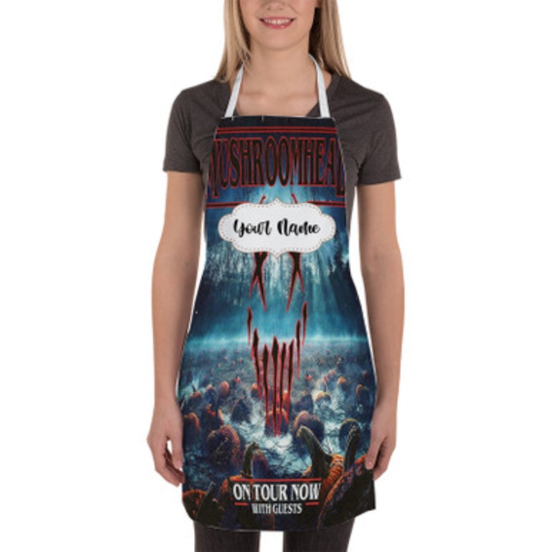 Pastele Mushroomhead Custom Personalized Name Kitchen Apron