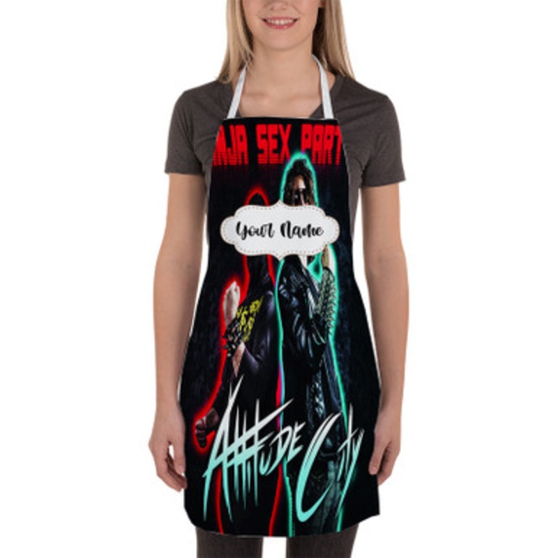 Pastele Ninja Sex Party Custom Personalized Name Kitchen Apron