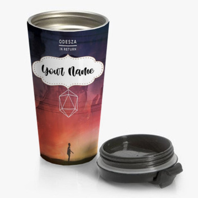 Pastele Odesza in Return Custom Personalized Name Stainless Steel Travel Mug