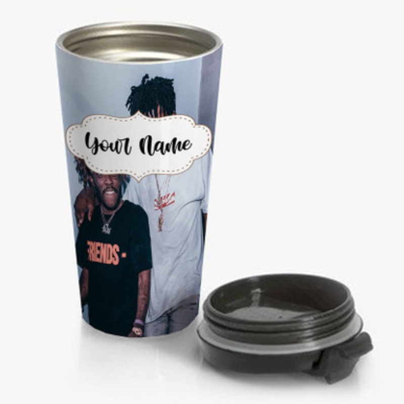 Pastele Playboi Carti Lil Uzi Vert Custom Personalized Name Stainless Steel Travel Mug