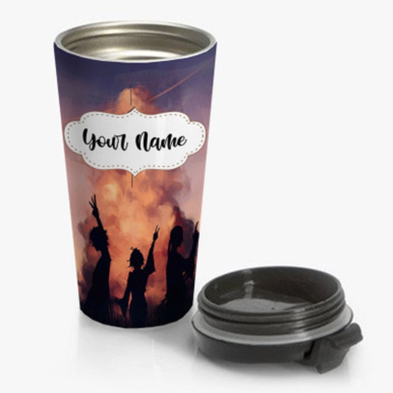 Pastele Samurai Champloo Custom Personalized Name Stainless Steel Travel Mug