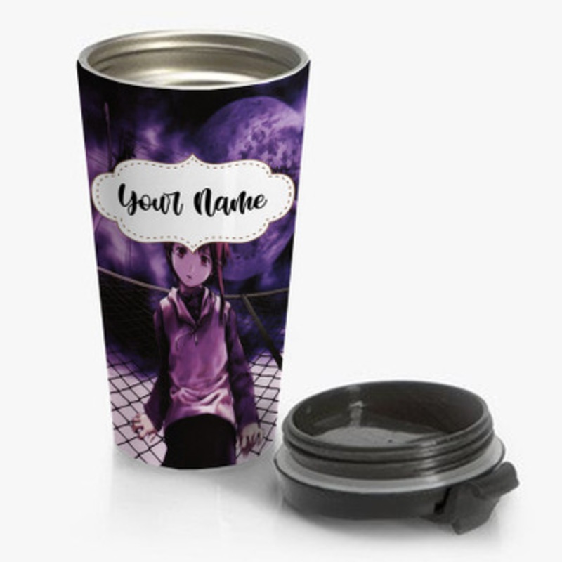 Pastele Serial Experiments Lain Custom Personalized Name Stainless Steel Travel Mug
