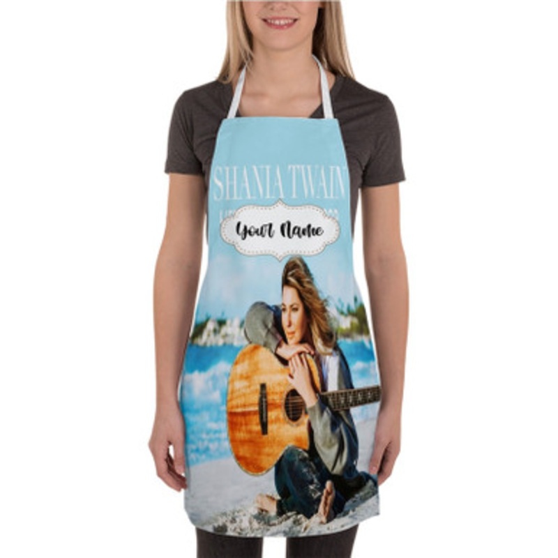 Pastele Shania Twain Life s About To Get Good Custom Personalized Name Kitchen Apron