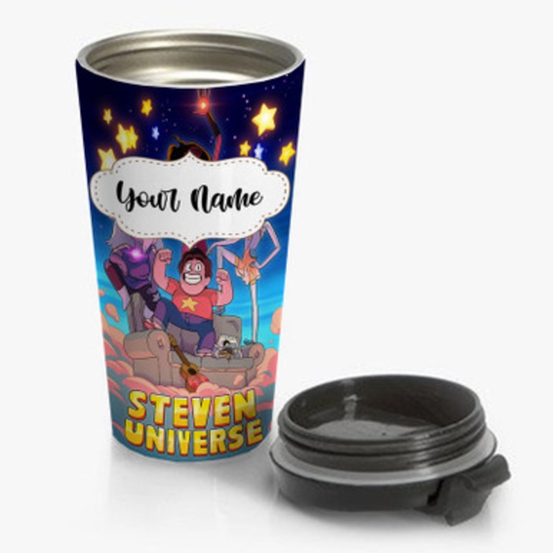 Pastele Steven Universe Custom Personalized Name Stainless Steel Travel Mug