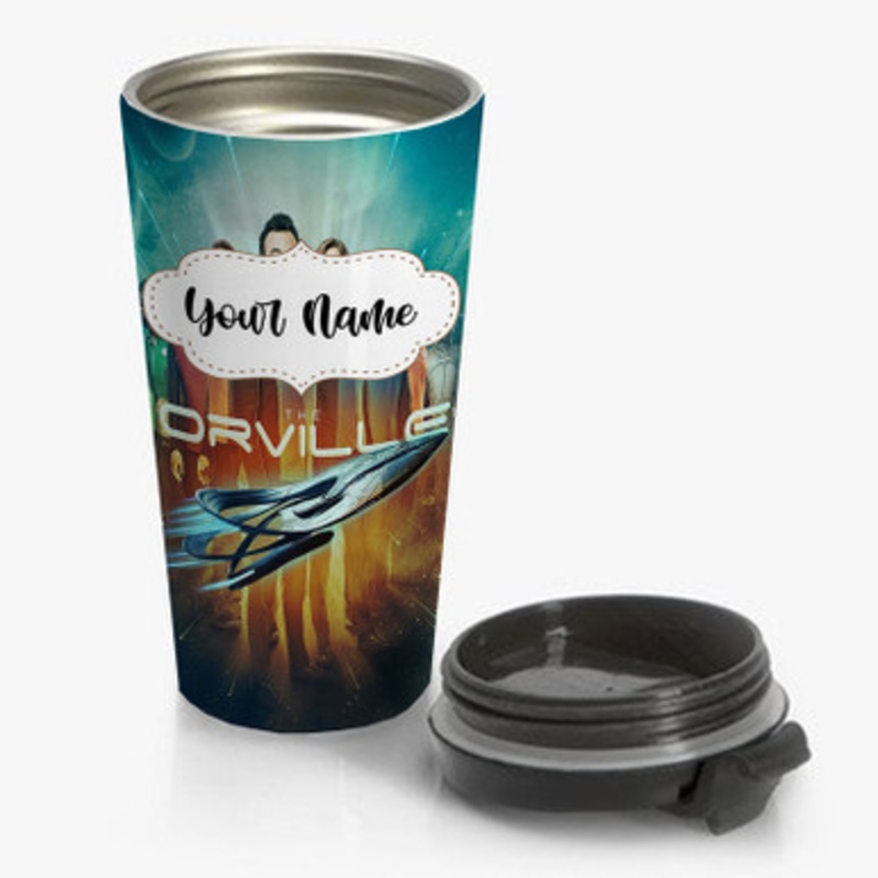 Pastele The Orville Custom Personalized Name Stainless Steel Travel Mug