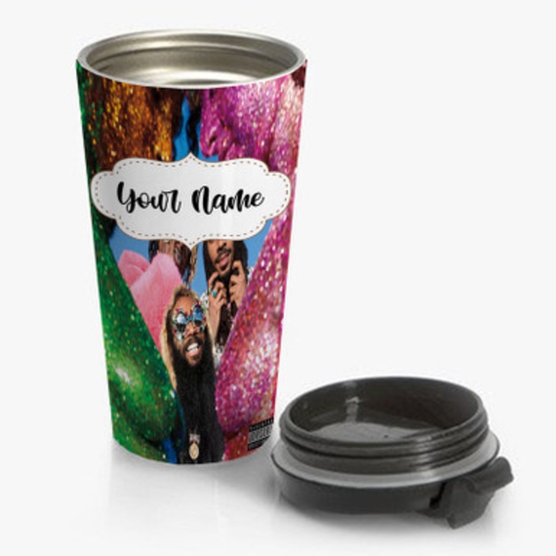 Pastele Vacation in Hell Flatbush Zombies Custom Personalized Name Stainless Steel Travel Mug