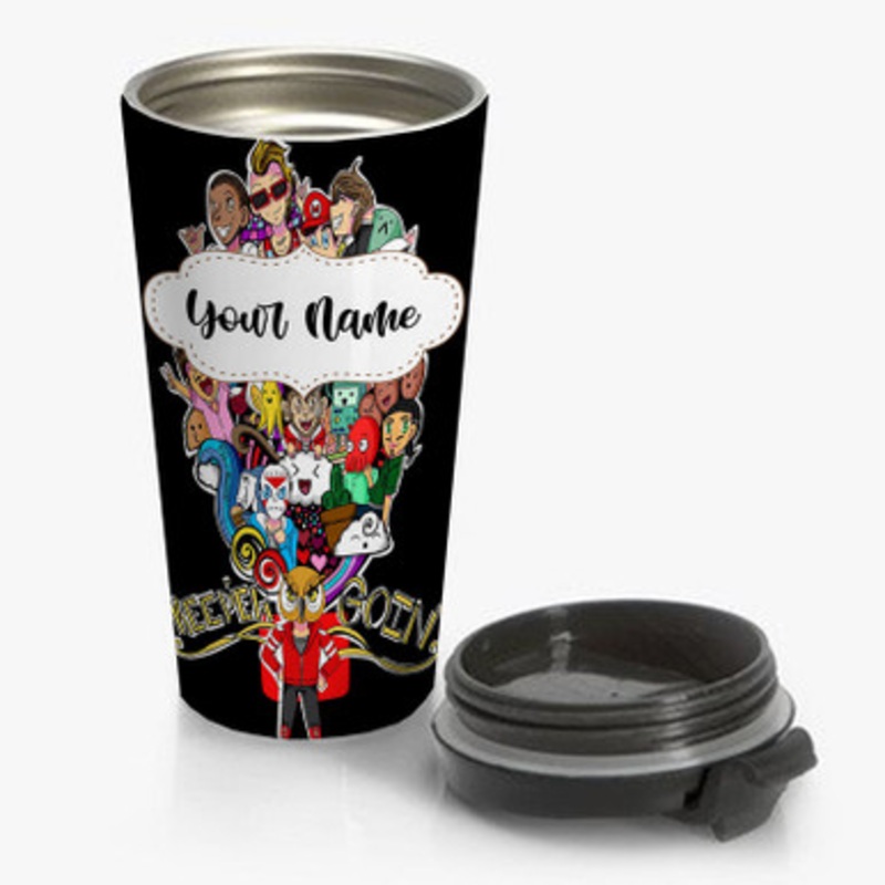 Pastele Vanoss Gaming New Custom Personalized Name Stainless Steel Travel Mug