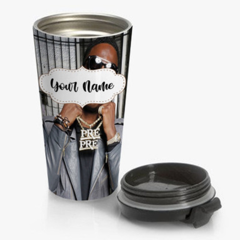 Pastele Young Dolph Custom Personalized Name Stainless Steel Travel Mug