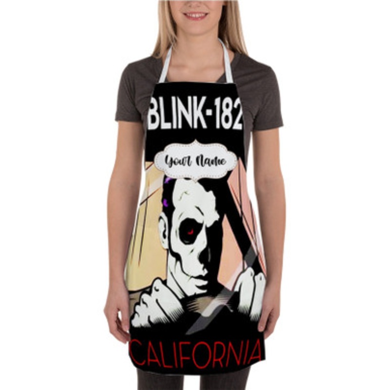 Pastele Blink 182 California Custom Personalized Name Kitchen Apron