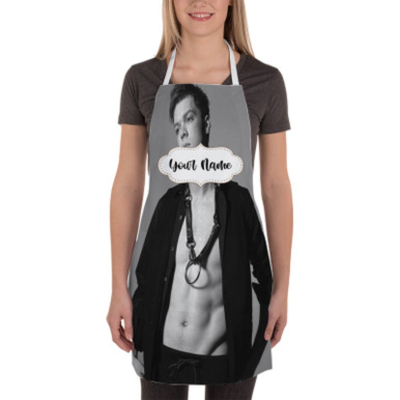 Pastele Cameron Monaghan Art Custom Personalized Name Kitchen Apron