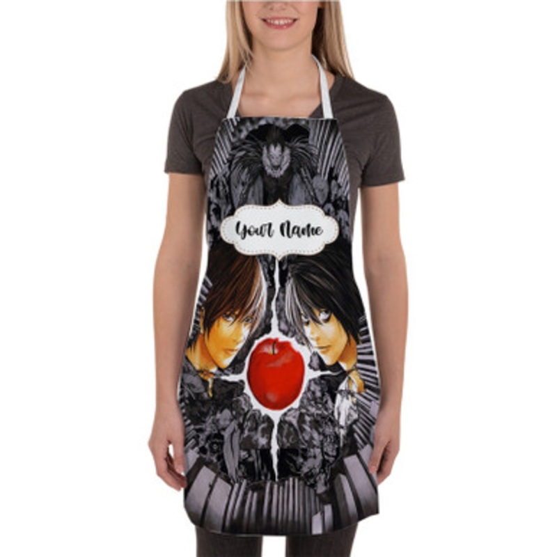 Pastele Death Note Custom Personalized Name Kitchen Apron