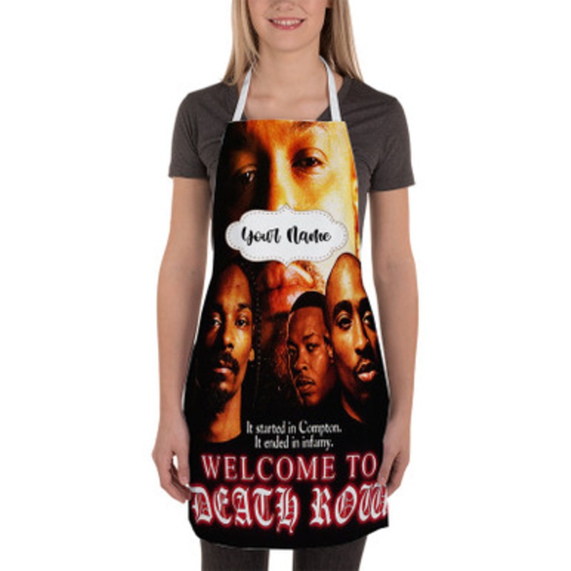 Pastele Death Row Record Custom Personalized Name Kitchen Apron