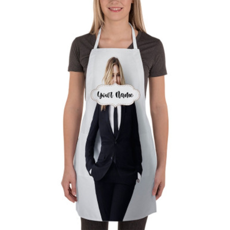 Pastele Diana Krall Custom Personalized Name Kitchen Apron