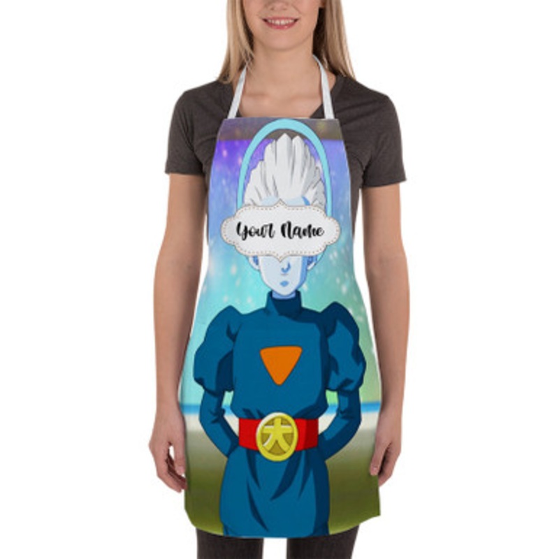 Pastele Grand Priest Dragon Ball Super Custom Personalized Name Kitchen Apron