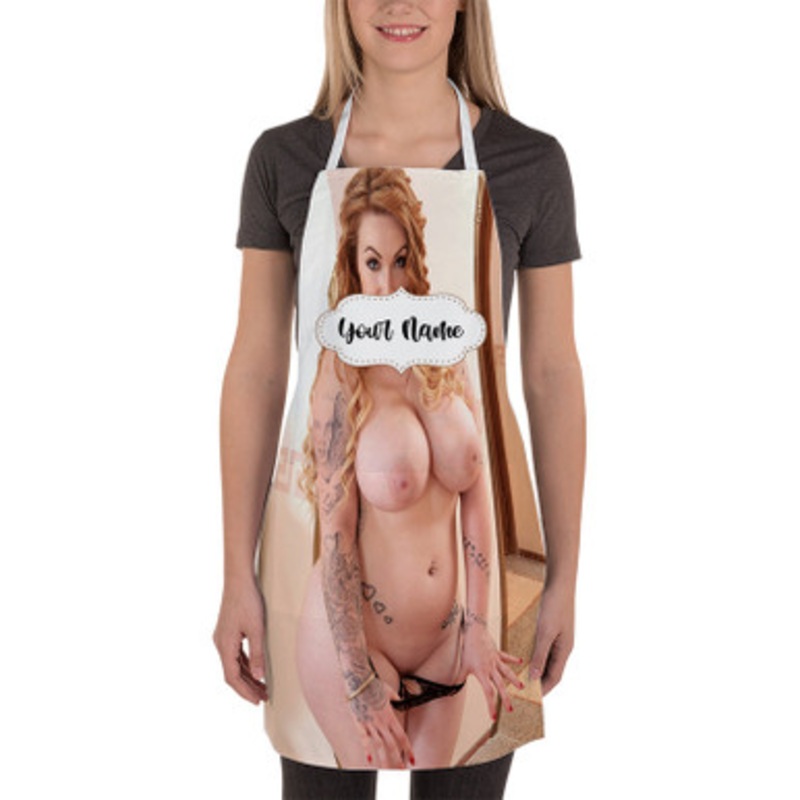 Pastele Harmony Reigns Custom Personalized Name Kitchen Apron