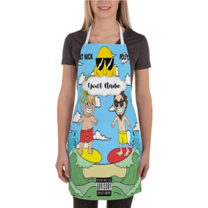 Pastele Hate On Me Fat Nick Feat Pouya Custom Personalized Name Kitchen Apron